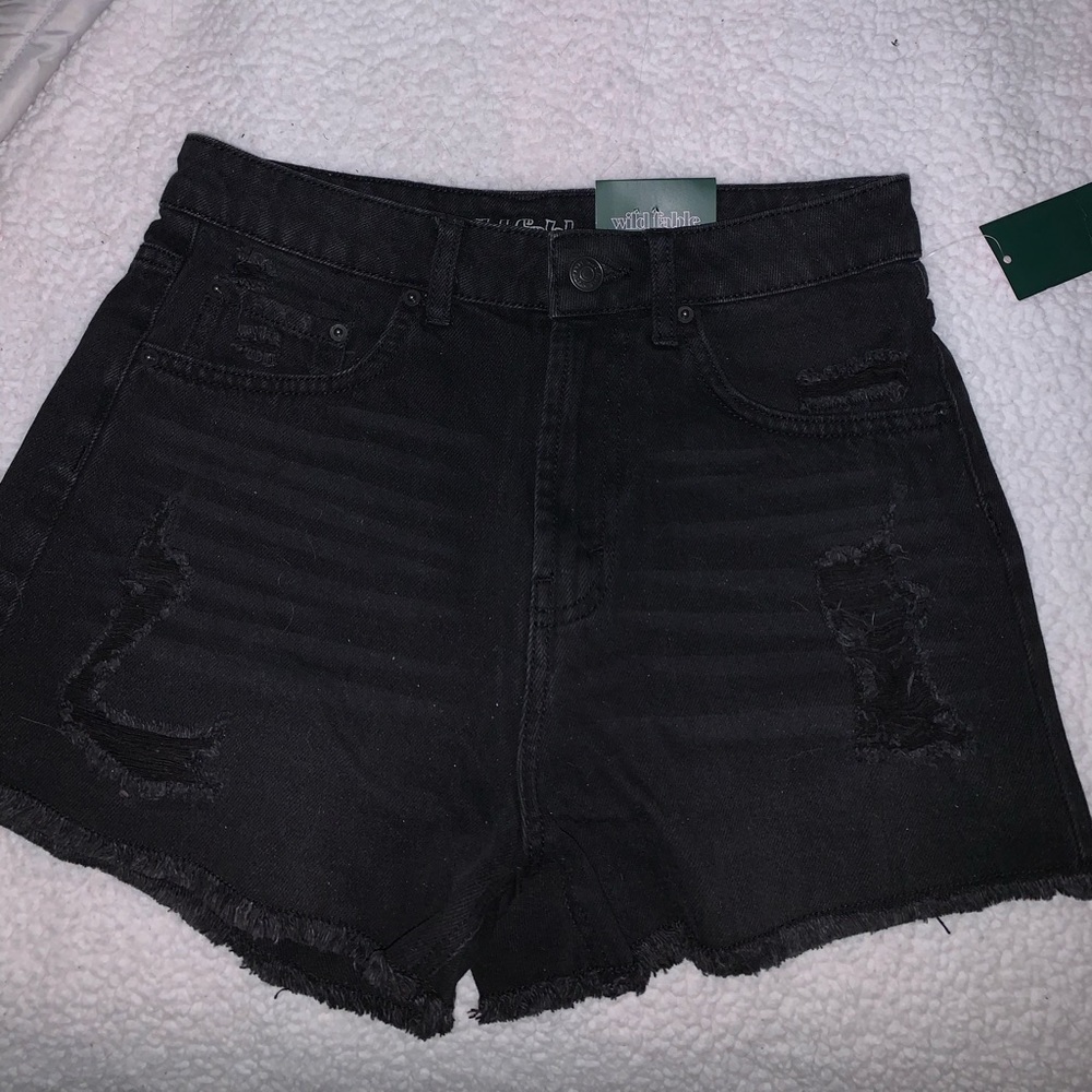 Women’s Ripped Jean Shorts